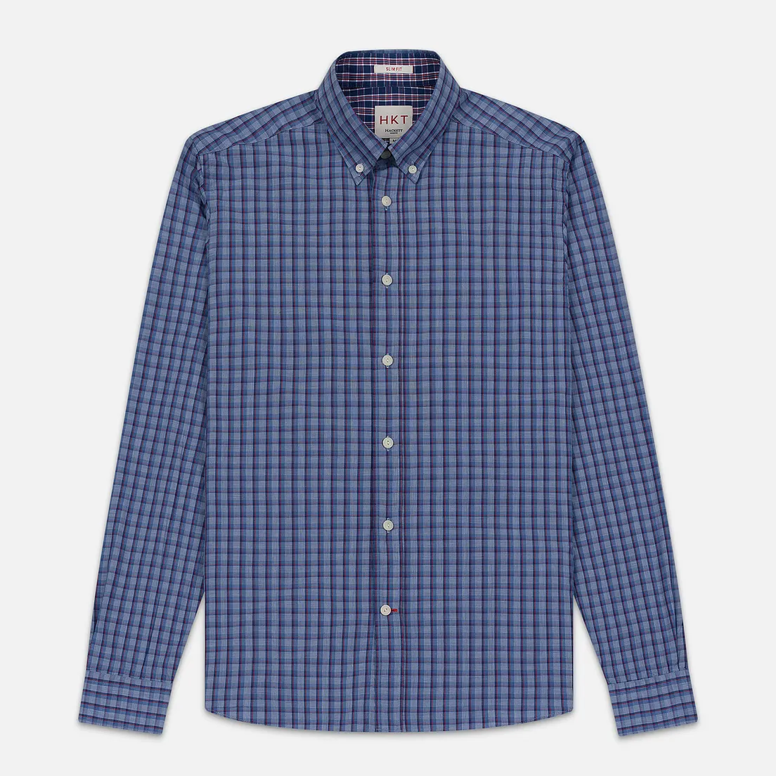 Hackett Мужская рубашка Logo HKT Delave Fil Check