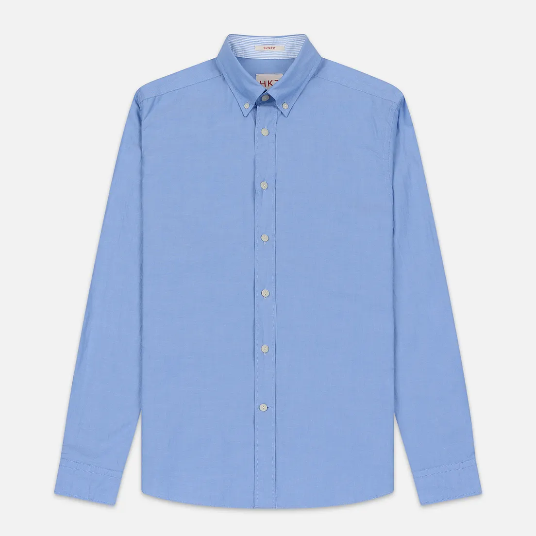 Hackett Мужская рубашка Logo HKT Washed Pinpoint