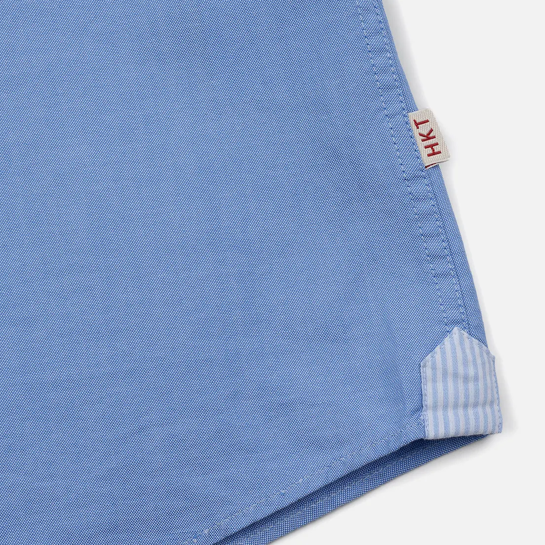 Hackett Мужская рубашка Logo HKT Washed Pinpoint