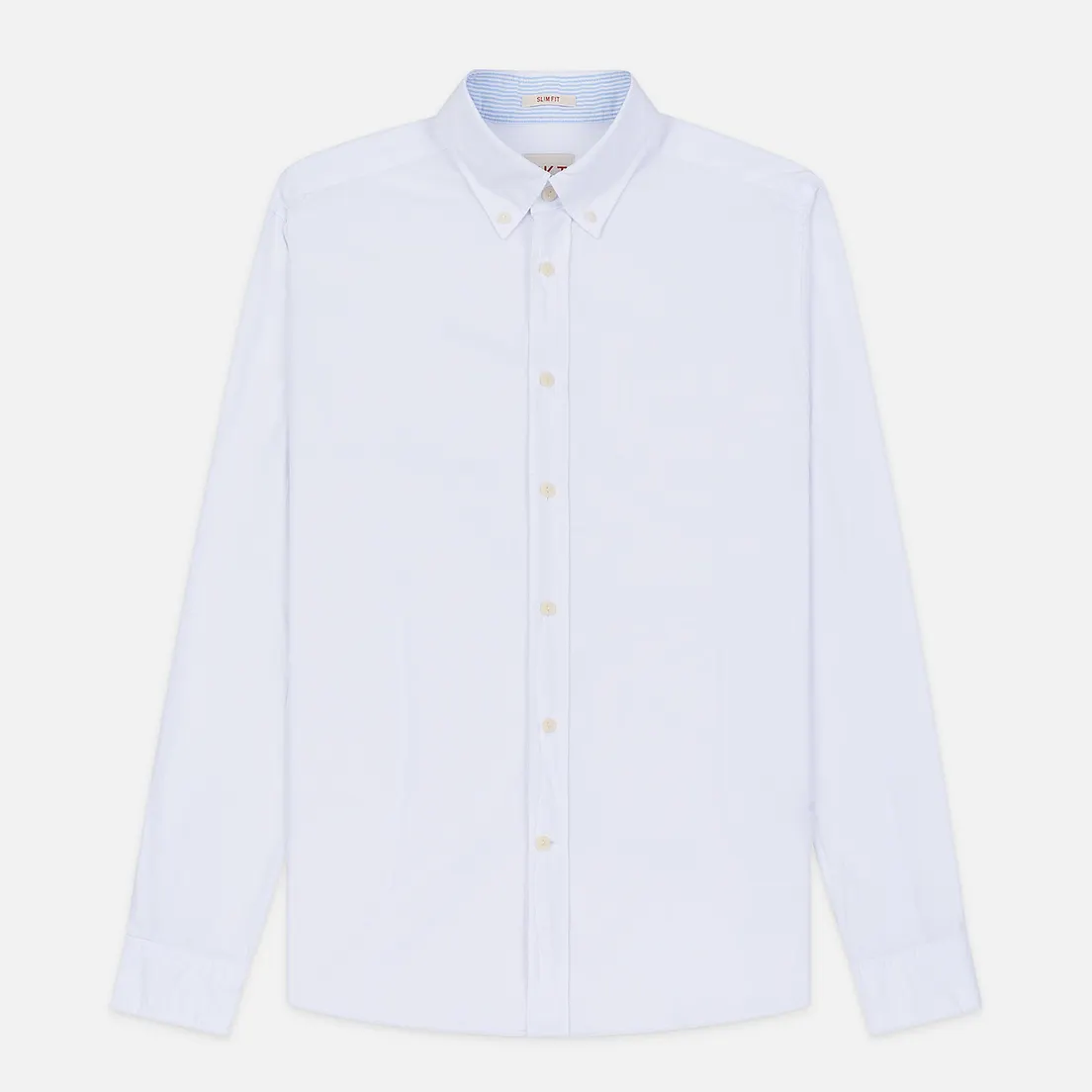 Hackett Мужская рубашка Logo HKT Washed Pinpoint