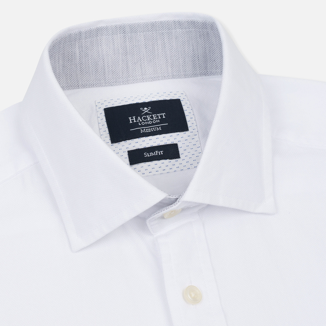 Hackett Мужская рубашка Plain Melange