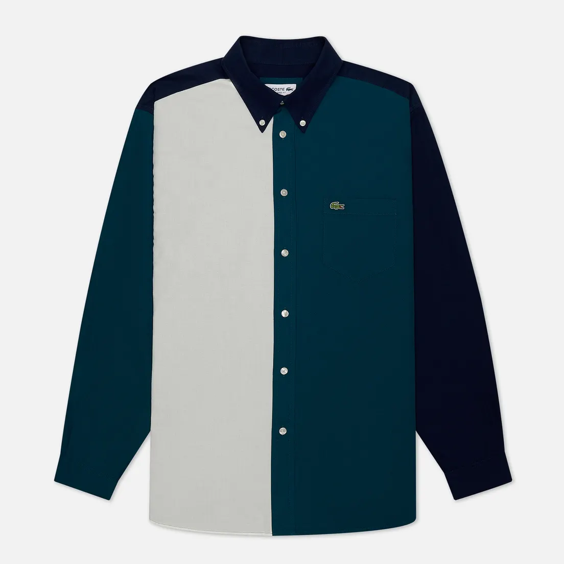 Lacoste Мужская рубашка Colourblock Cotton