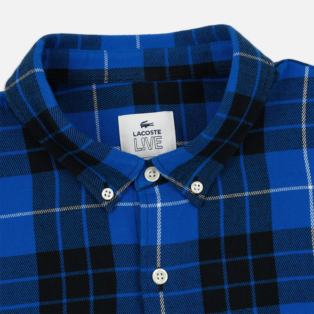 Lacoste Live Мужская рубашка Boxy Fit Check Flannel