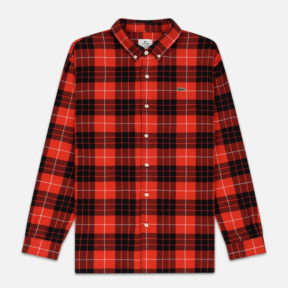 Lacoste Live Мужская рубашка Boxy Fit Check Flannel