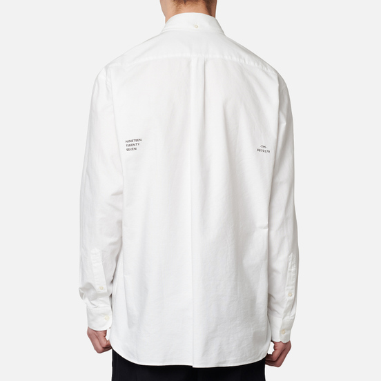 Мужская рубашка Lacoste Live Relaxed Fit Cotton White