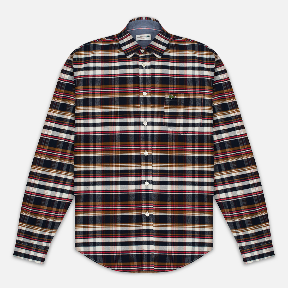 Lacoste Мужская рубашка Oxford Check Woven