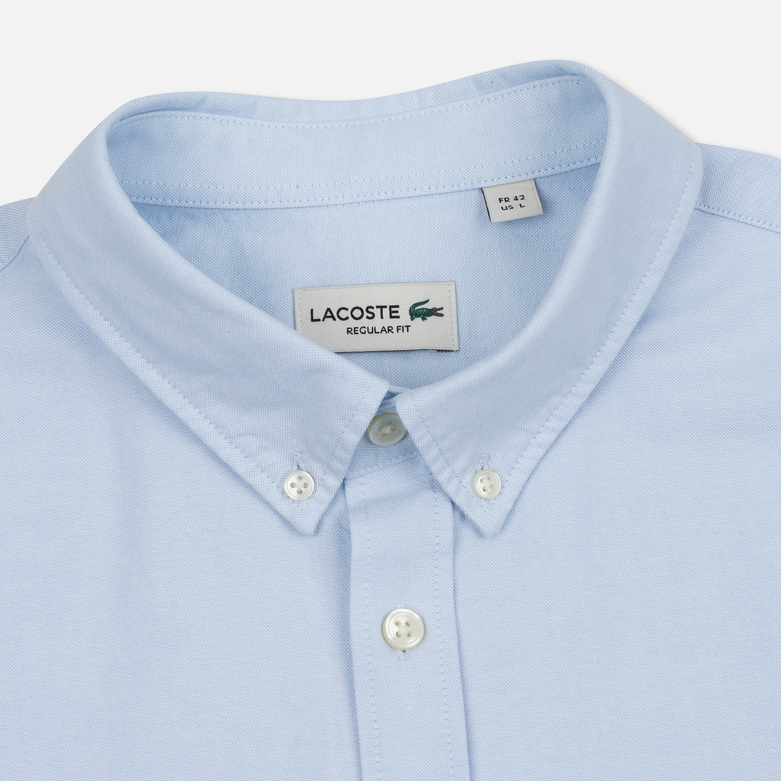 Lacoste Мужская рубашка Oxford Regular Fit Woven
