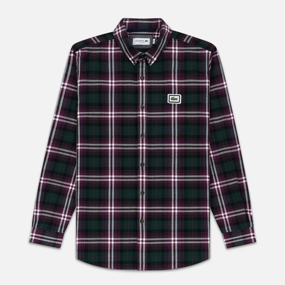 Lacoste Мужская рубашка Regular Fit Check Flannel