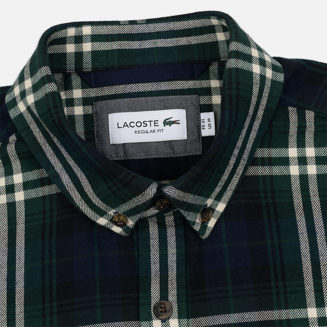 Lacoste Мужская рубашка Regular Fit Check Flannel