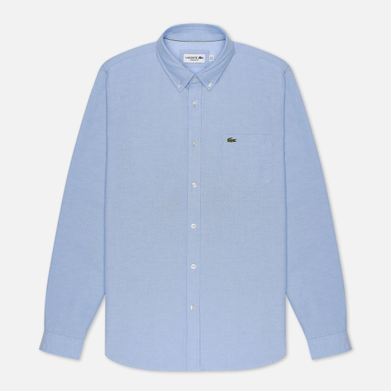 Мужская рубашка Lacoste Regular Fit Cotton Oxford Hemisphere Blue