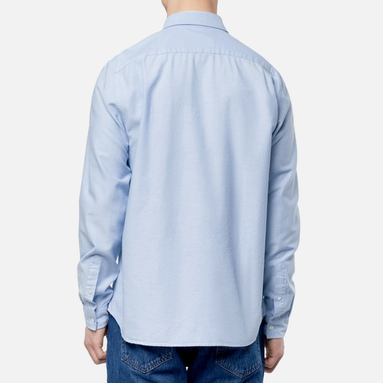 Мужская рубашка Lacoste Regular Fit Cotton Oxford Hemisphere Blue