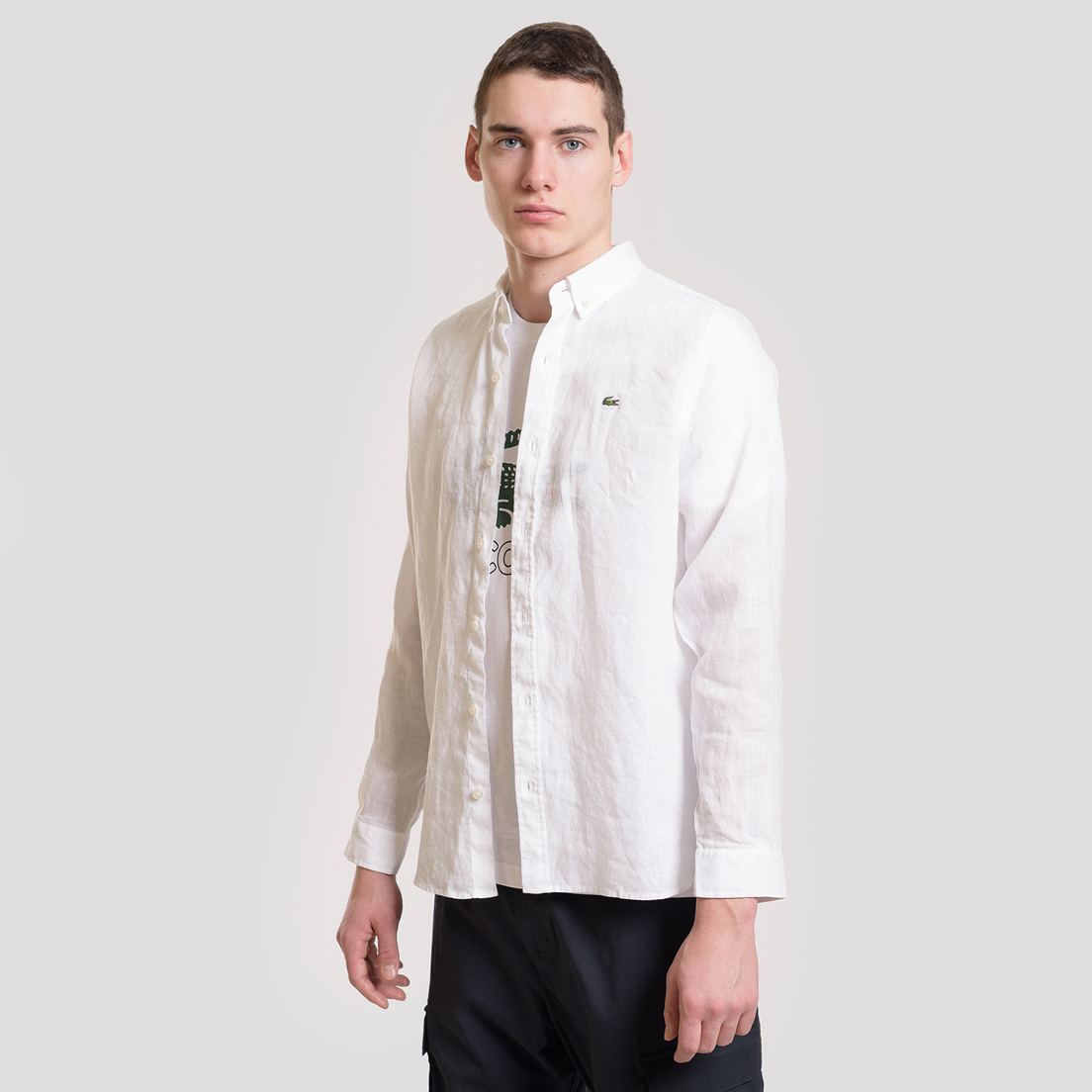 Lacoste Мужская рубашка Regular Fit Linen