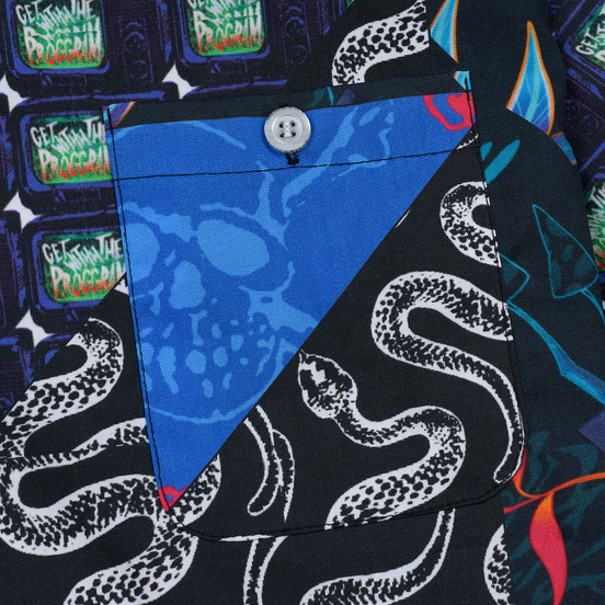 Мужская рубашка Life's a Beach Mishmash 2 Multi Blue