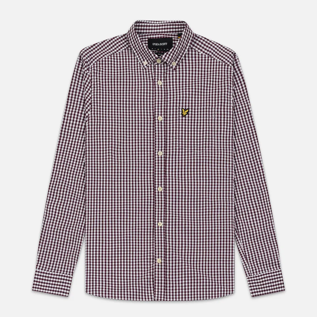 Lyle & Scott Мужская рубашка LS Slim Fit Gingham