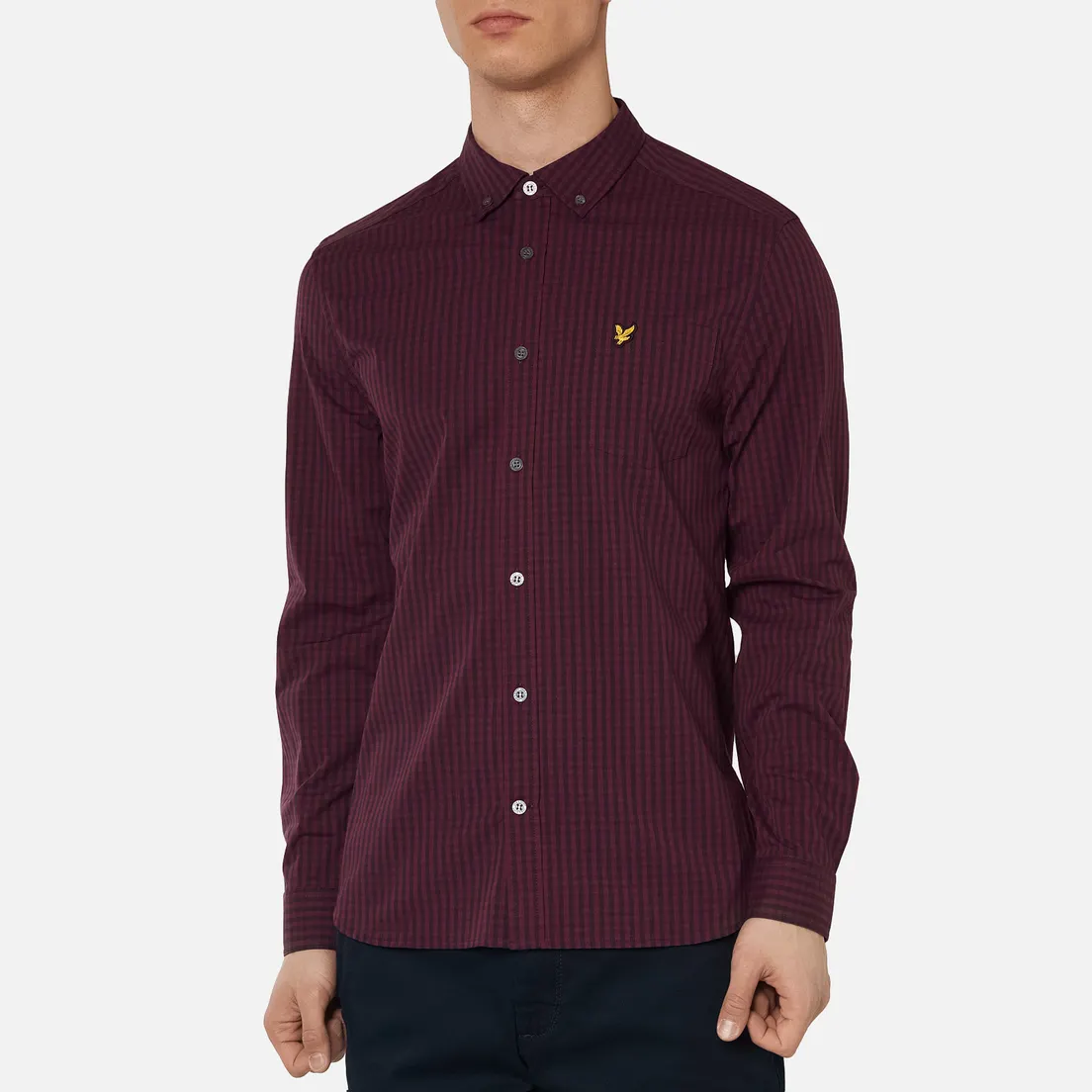 Lyle & Scott Мужская рубашка LS Slim Fit Gingham
