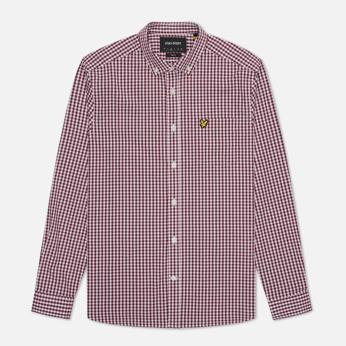 Lyle & Scott Мужская рубашка LS Slim Fit Gingham
