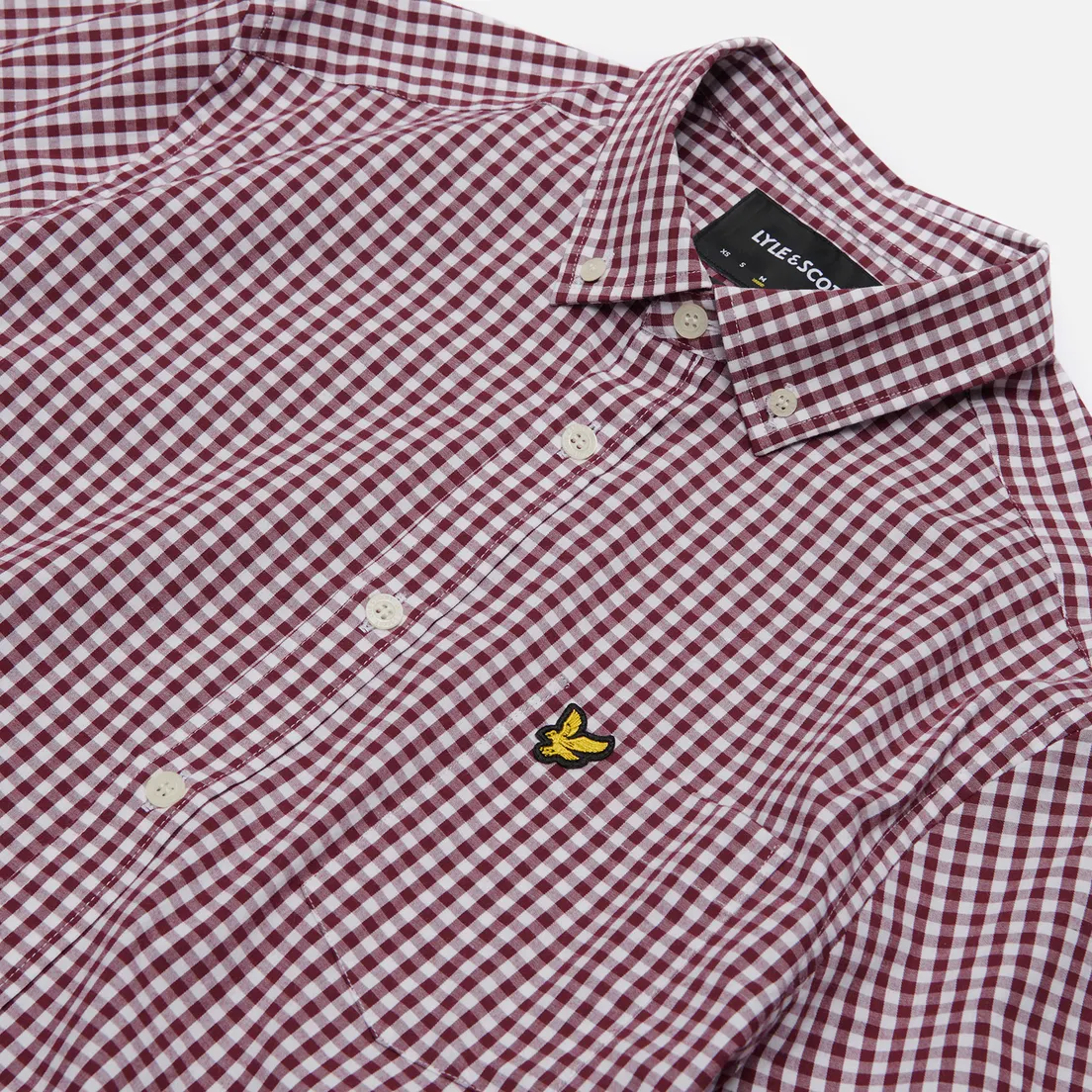 Lyle & Scott Мужская рубашка LS Slim Fit Gingham