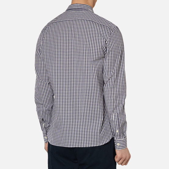 Мужская рубашка Lyle & Scott LS Slim Fit Gingham Navy/White