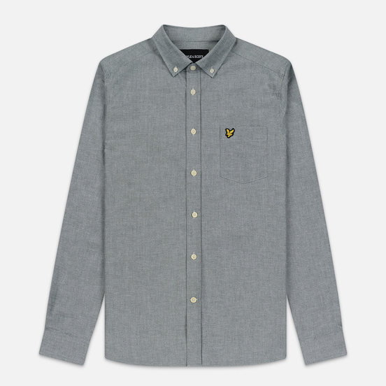 Мужская рубашка Lyle & Scott Oxford Button-Down Jade Green
