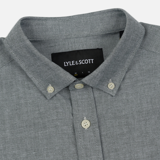 Мужская рубашка Lyle & Scott Oxford Button-Down Jade Green