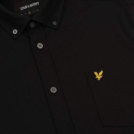 Мужская рубашка Lyle & Scott Oxford Button-Down True Black