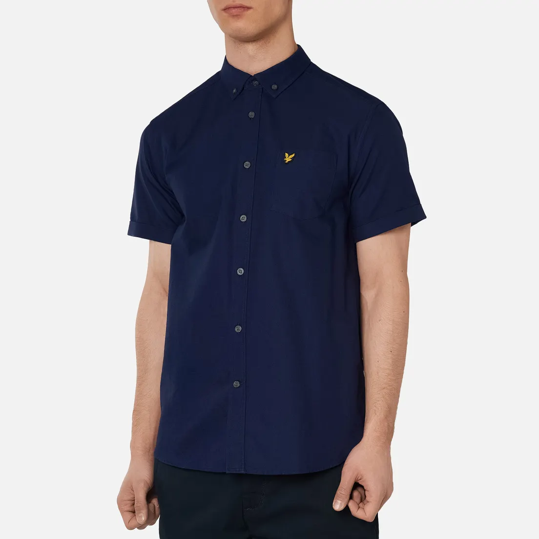 Lyle & Scott Мужская рубашка Short Sleeve Oxford