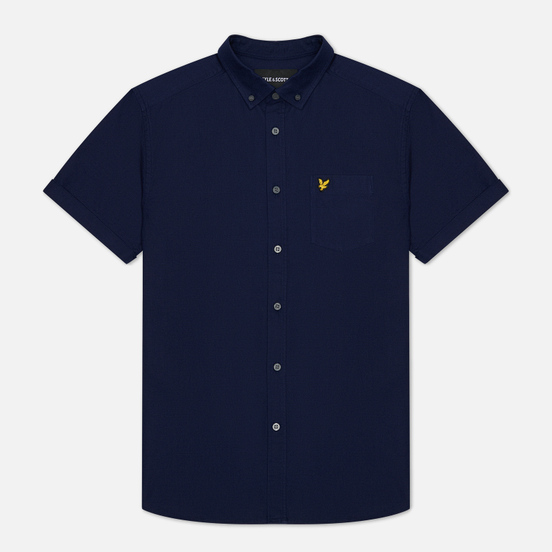 Мужская рубашка Lyle & Scott Short Sleeve Oxford Navy