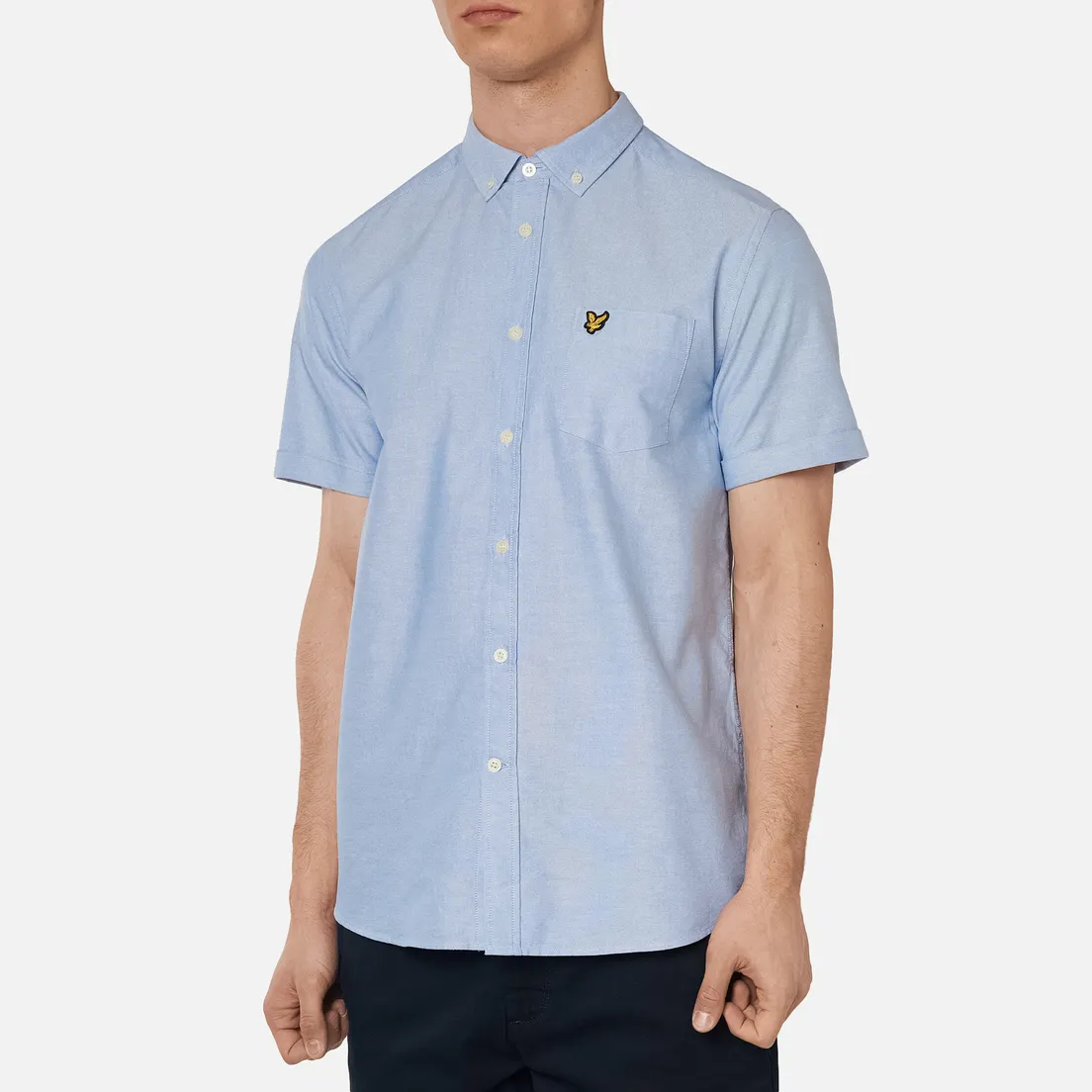 Lyle & Scott Мужская рубашка Short Sleeve Oxford