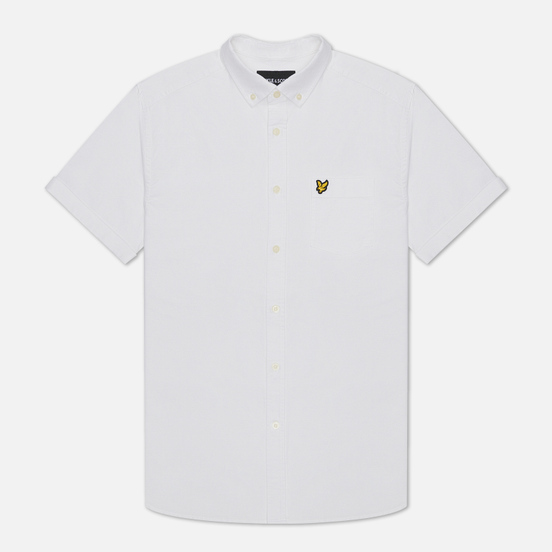 Мужская рубашка Lyle & Scott Short Sleeve Oxford White
