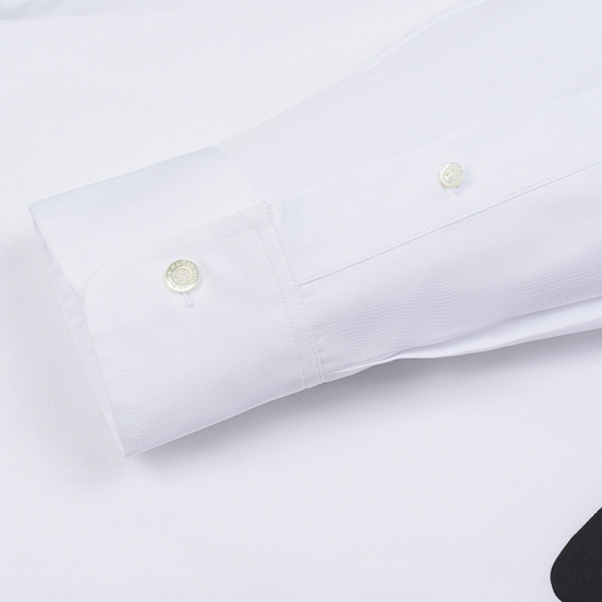 Мужская рубашка Maison Kitsune Acide Fox Casual White