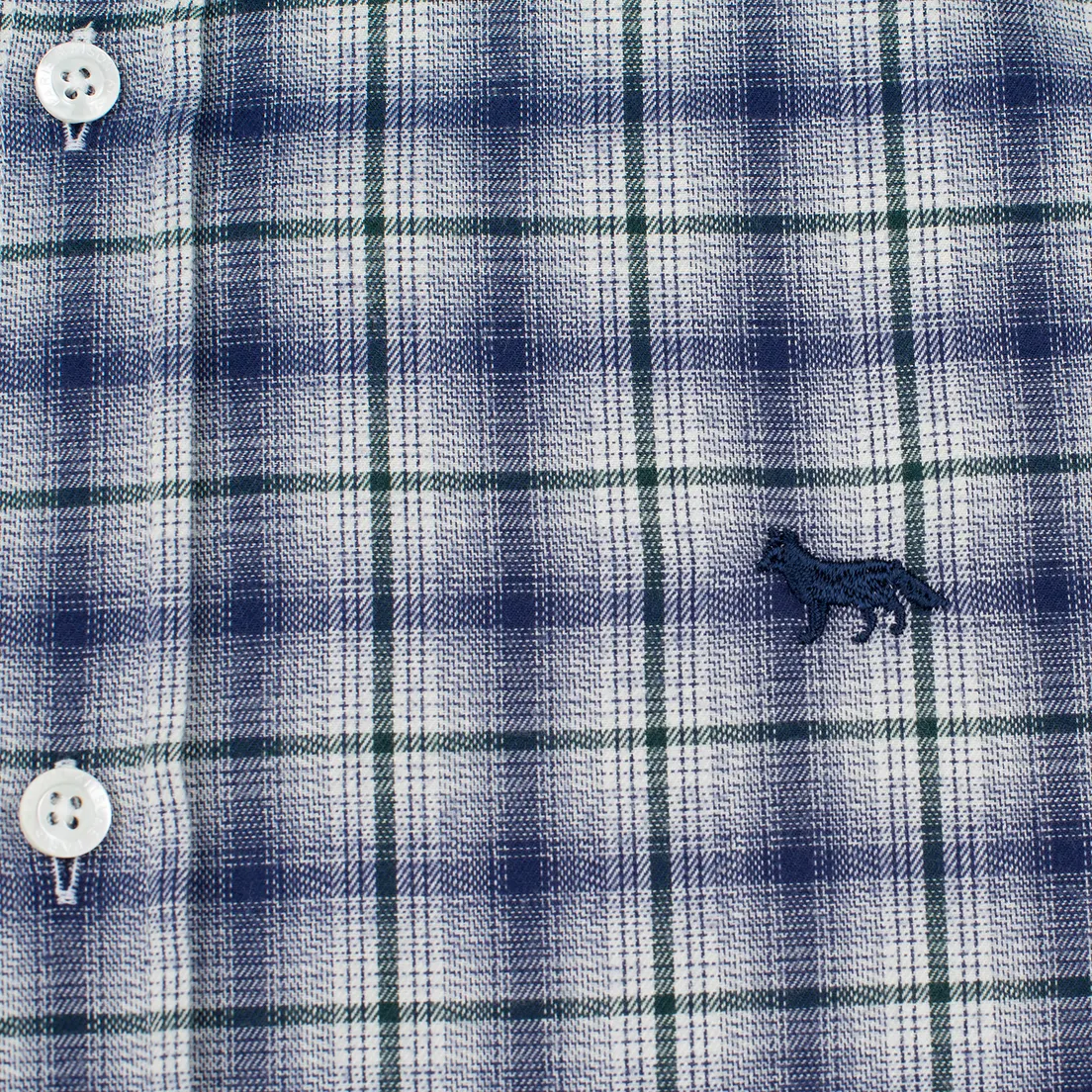 Maison Kitsune Мужская рубашка Check Classic
