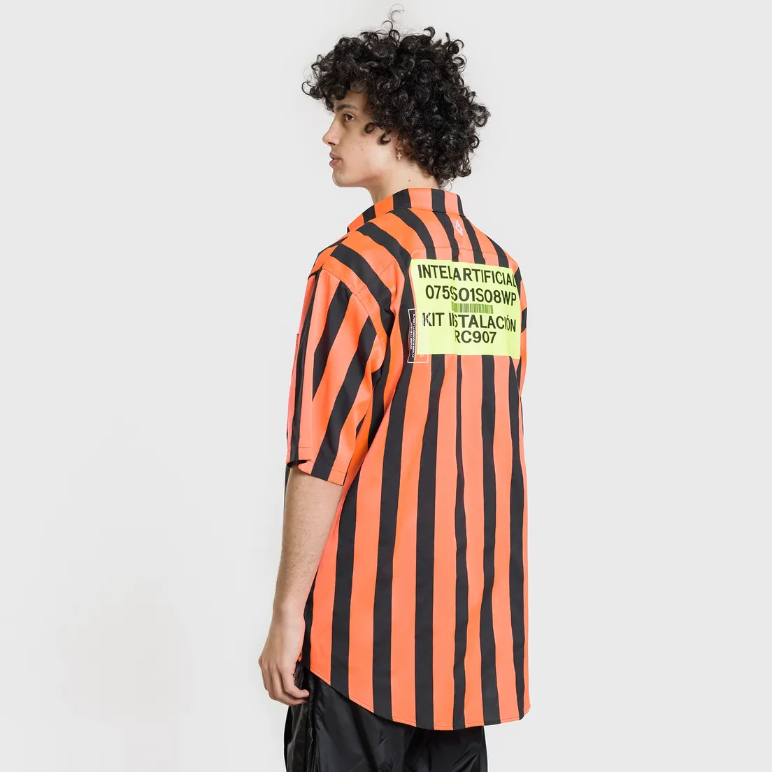 Marcelo Burlon Мужская рубашка Warning