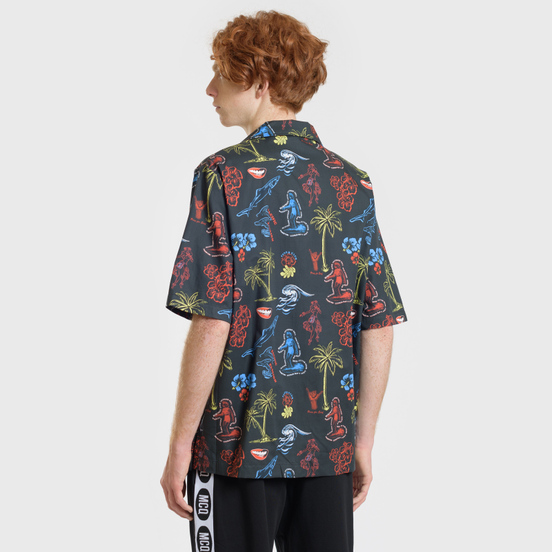 Мужская рубашка McQ Alexander McQueen Billy 03 Surfer Zombie Darkest Black