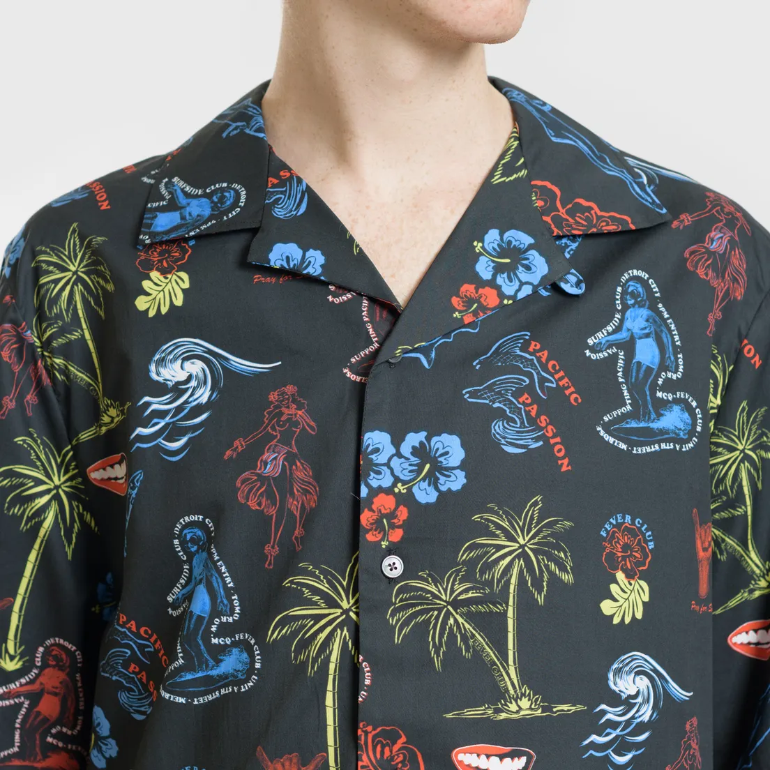 McQ Alexander McQueen Мужская рубашка Billy 03 Surfer Zombie