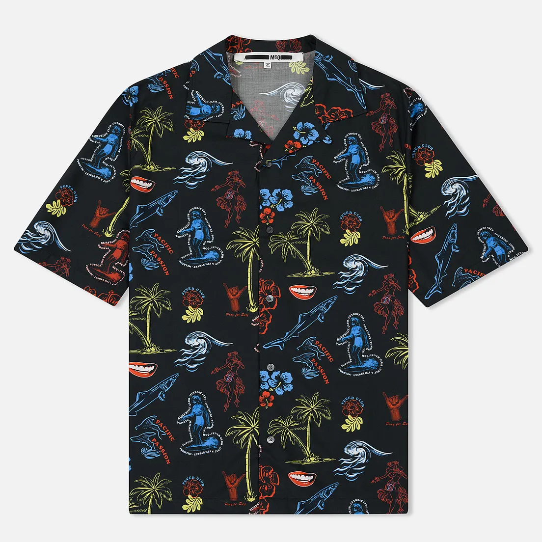 McQ Alexander McQueen Мужская рубашка Billy 03 Surfer Zombie