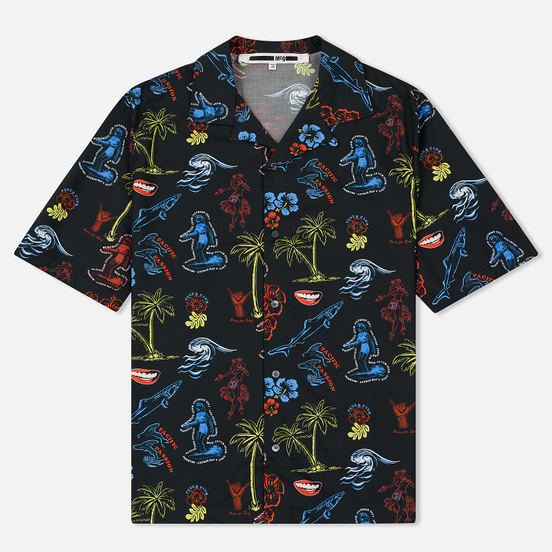 Мужская рубашка McQ Alexander McQueen Billy 03 Surfer Zombie Darkest Black