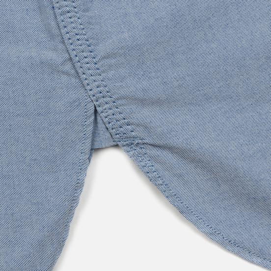 Мужская рубашка Nanamica Button Down Wind Nylon/Cotton Blue