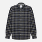 Мужская рубашка Norse Projects Anton Brushed Flannel Check Dark Navy фото - 0