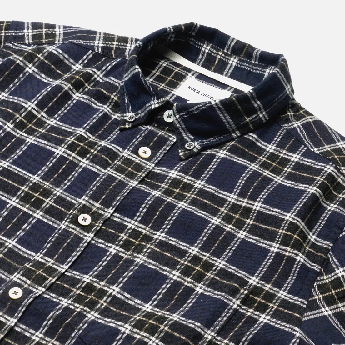 Norse Projects Мужская рубашка Anton Brushed Flannel Check
