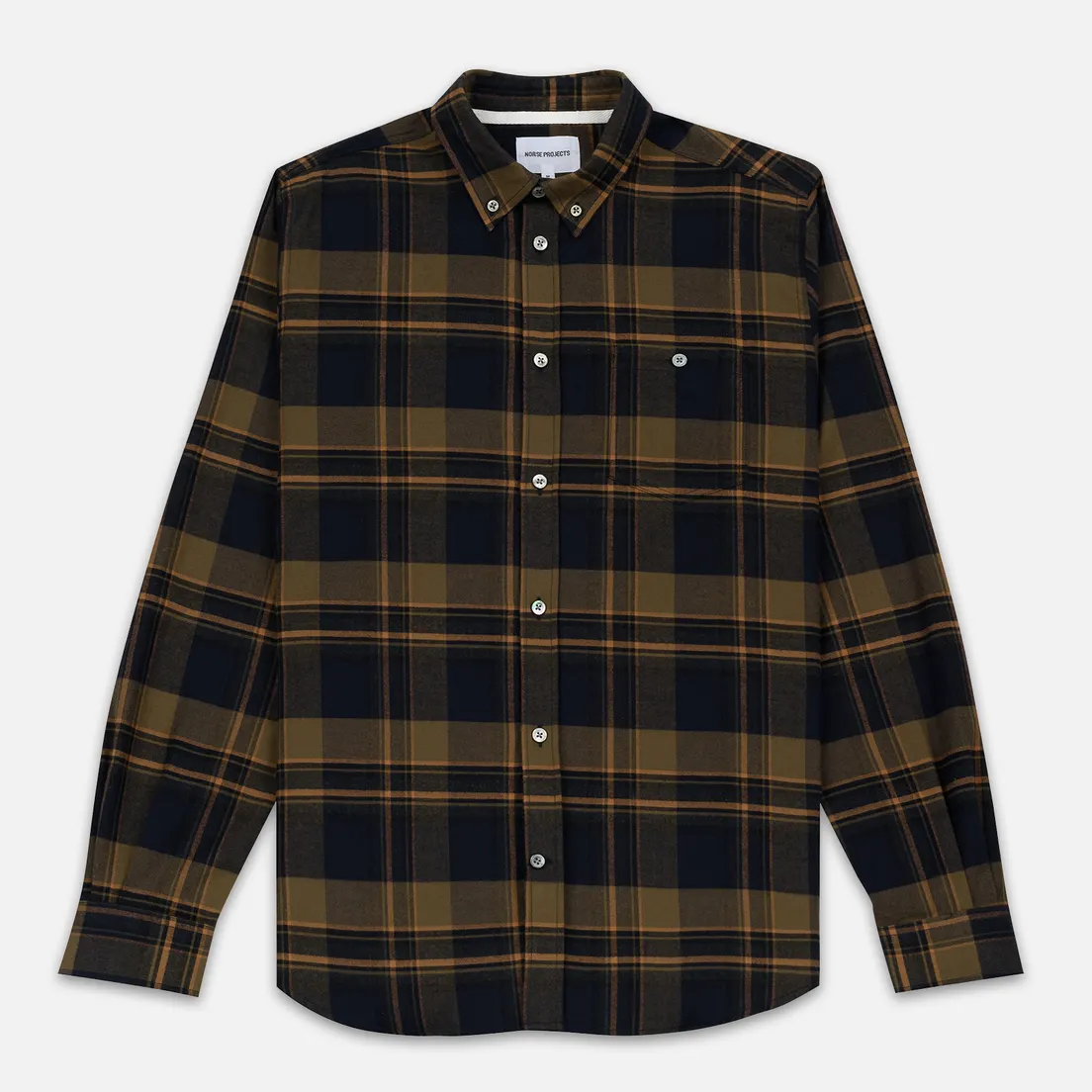 Norse Projects Мужская рубашка Anton Brushed Flannel Check