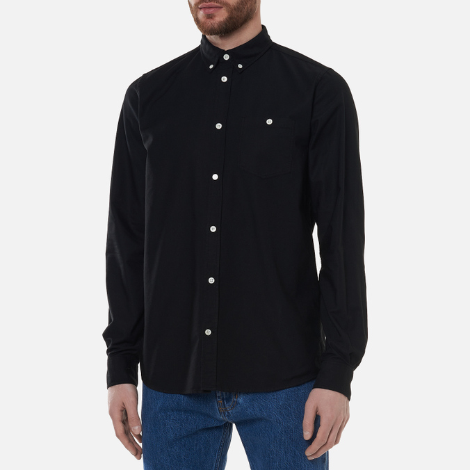 Мужская рубашка Norse Projects, цвет чёрный, размер XL N40-0456-9999 Anton Oxford - фото 3