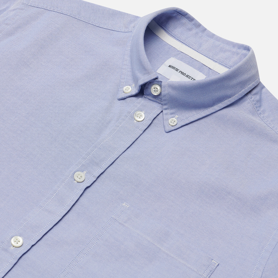 Мужская рубашка Norse Projects Anton Oxford Pale Blue