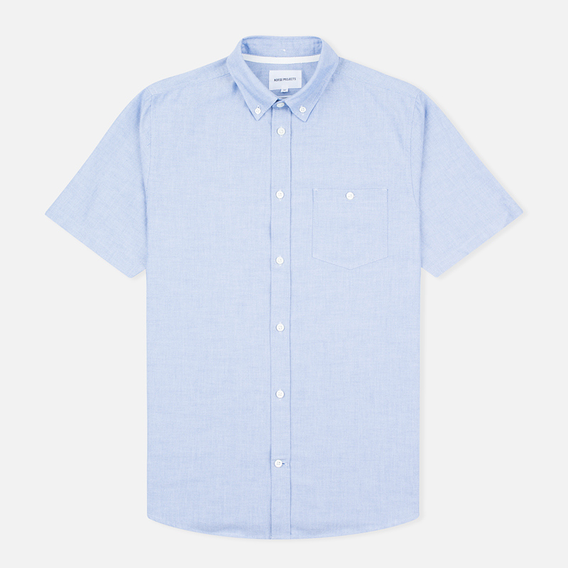 Norse Projects Мужская рубашка Anton Oxford SS