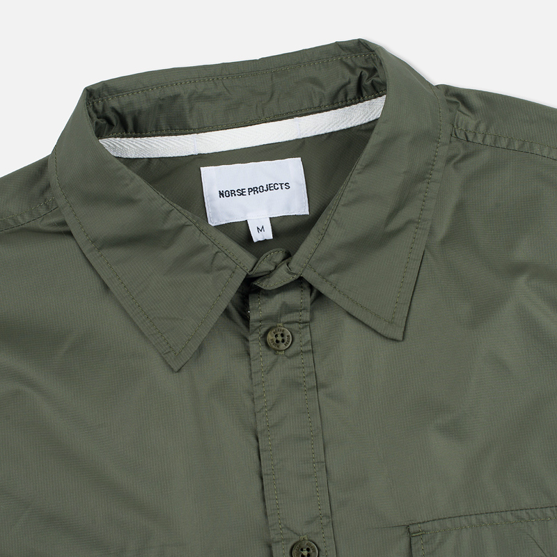 Norse Projects Мужская рубашка Hans Light Ripstop