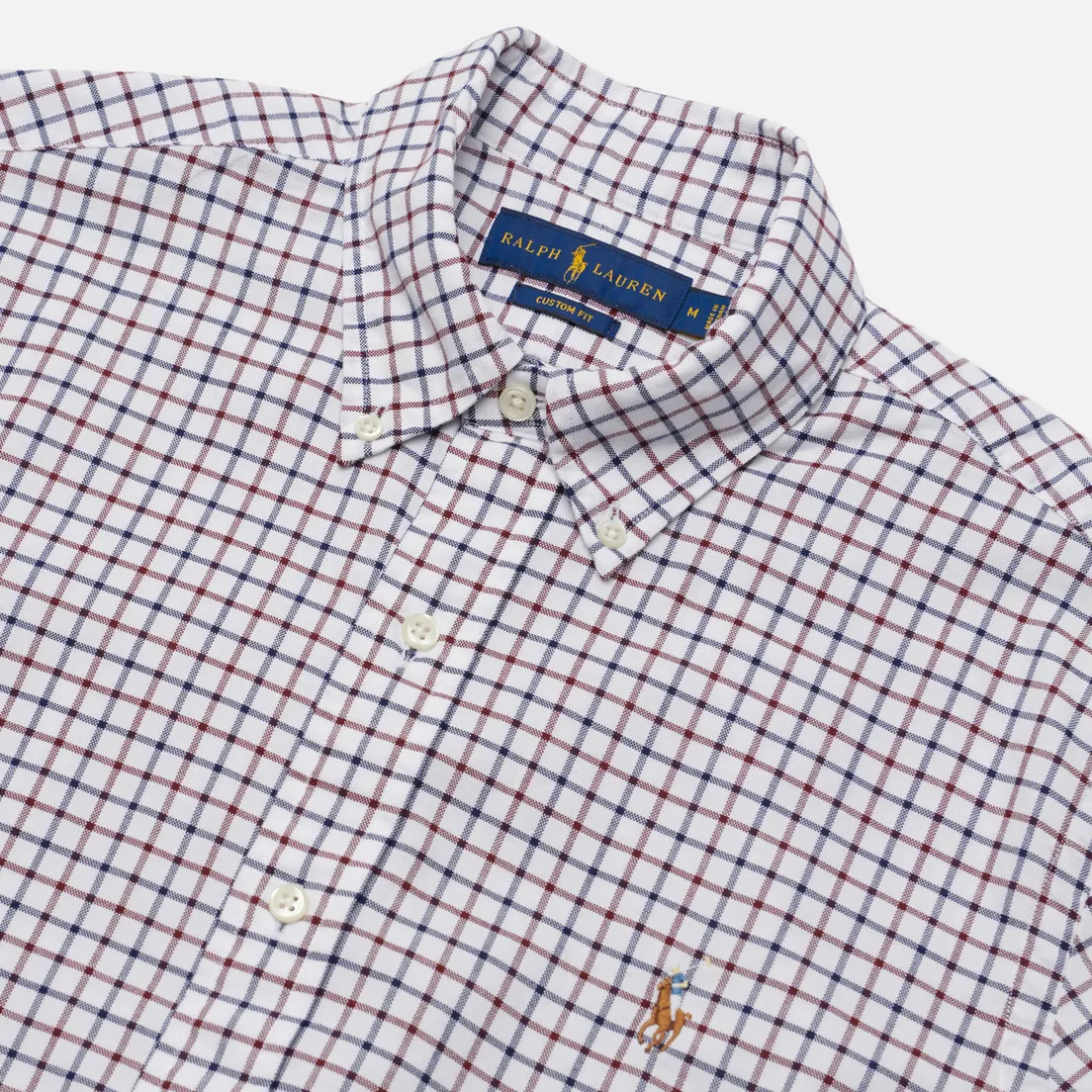 Polo Ralph Lauren Мужская рубашка Button Down Oxford Gingham
