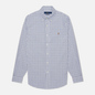 Мужская рубашка Polo Ralph Lauren Button Down Oxford Gingham White/Navy фото - 0
