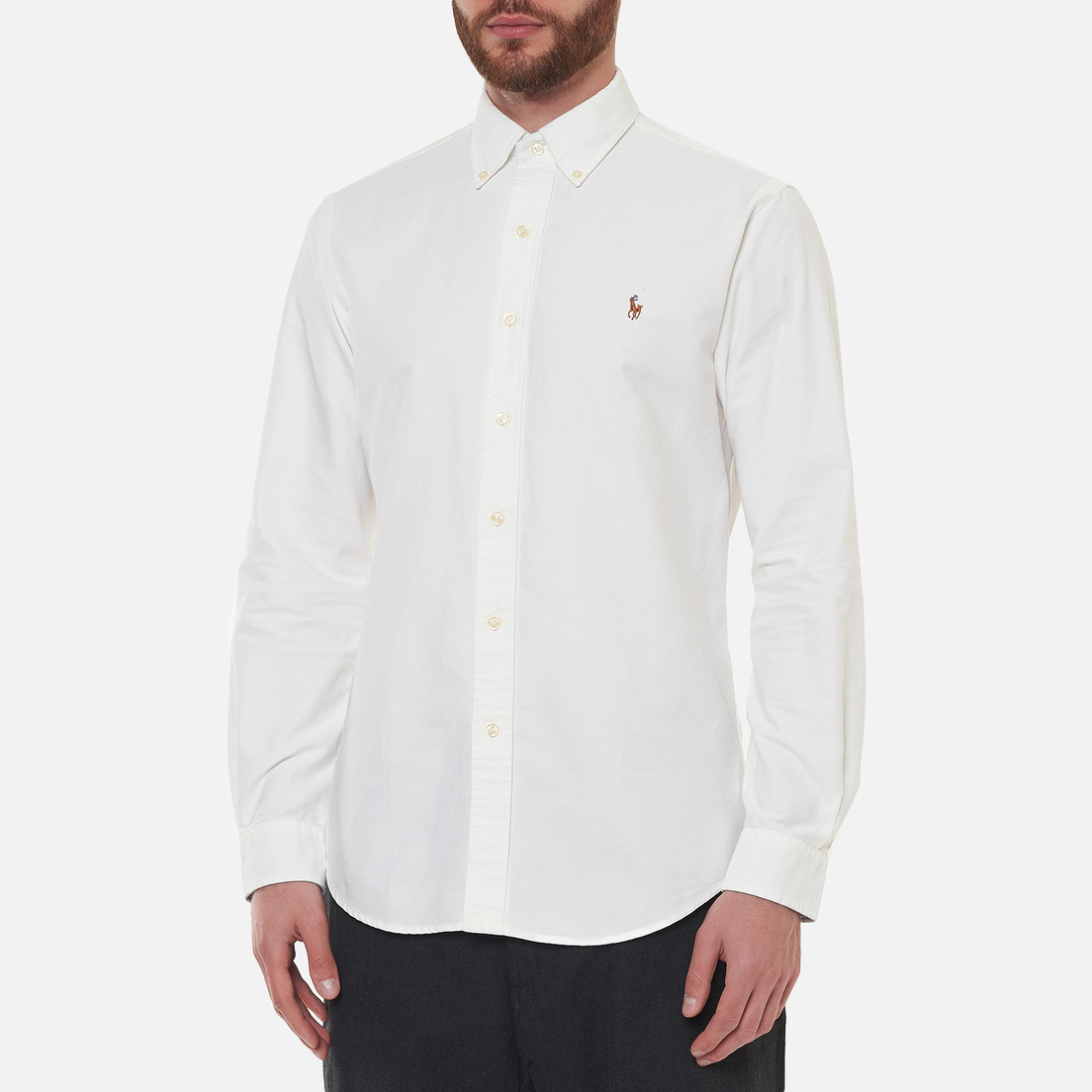 Polo Ralph Lauren Мужская рубашка Button Down Oxford