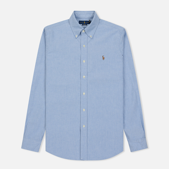Мужская рубашка Polo Ralph Lauren Classic Fit Oxford Blue