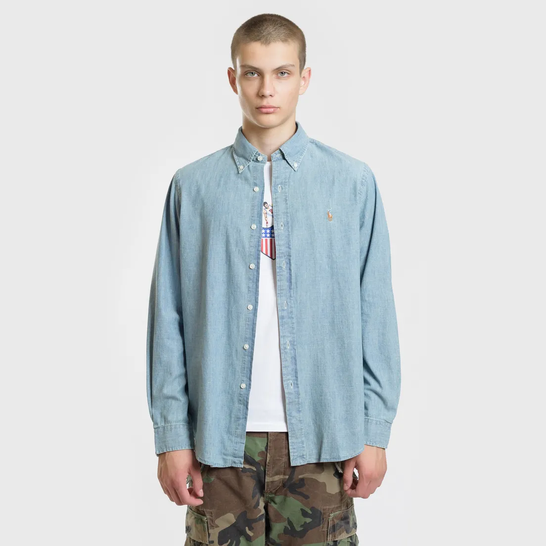 Polo Ralph Lauren Мужская рубашка Classic Fit Oxford