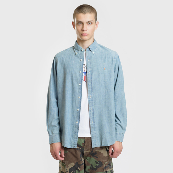 Мужская рубашка Polo Ralph Lauren Classic Fit Oxford Chambray